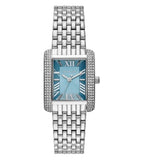 Michael Kors Emery Analog Three Hand Blue Dial Silver Steel Strap Watch for Women - MK4829 Authentic Buy Shop Now