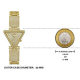 Guess Fame Crystals Gold Dial Gold Steel Strap Watch For Women - GW0644L2 Authentic Buy Shop Now