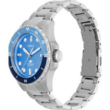 Fossil Blue Dive Three Hand Blue Dial Silver Steel Strap Watch For Women - ES5353 Authentic Buy Shop Now