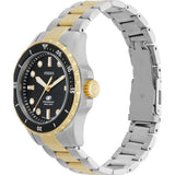 Fossil Blue Dive Three Hand Black Dial Two Tone Steel Strap Watch For Women - ES5349 Authentic Buy Shop Now