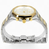 Maserati Stile Chronograph White Dial Two Tone Steel Strap Watch For Men - R8873642009 Authentic Buy Shop Now
