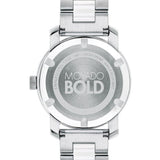 Movado Bold Ceramic Silver Dial Silver Steel Strap Watch for Women - 3600638 Authentic Buy Shop Now