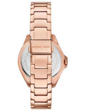 Michael Kors Kacie Three-Hand White Dial Rose Gold Steel Strap Watch for Women - MK4853 Authentic Buy Shop Now