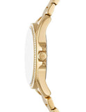 Michael Kors Kacie Analogue Black Dial Gold Steel Strap Watch for Women - MK4852 Authentic Buy Shop Now
