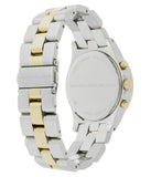 Marc Jacobs Henry Chronograph Silver Dial Two Tone Steel Strap Watch for Women - MBM3197 Authentic Buy Shop Now