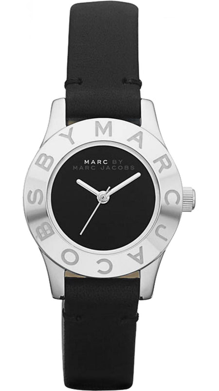 Marc Jacobs Blade Black Dial Black Leather Strap Watch for Women - MBM1211 Authentic Buy Shop Now