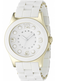 Marc Jacobs Pelly White Dial White Silicone Strap Watch for Women - MBM2526 Authentic Buy Shop Now