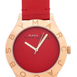 Marc Jacobs Blade Red Dial Red Leather Strap Watch for Women - MBM1204 Authentic Buy Shop Now