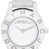 Marc Jacobs Mini Blade White Dial White Leather Strap Watch for Women - MBM1206 Authentic Buy Shop Now
