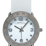 Marc Jacobs Blade White Dial White Leather Strap Watch for Women - MBM1223 Authentic Buy Shop Now
