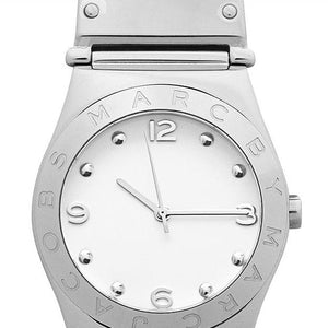 Marc Jacobs White Dial Silver Steel Strap Watch for Women - MBM3030 Authentic Buy Shop Now