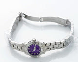Marc Jacobs Amy Purple Dial Silver Steel Strap Watch for Women - MBM3228 Authentic Buy Shop Now