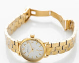 Marc Jacobs Baker White Dial Gold Steel Strap Watch for Women - MBM3247 Authentic Buy Shop Now