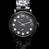 Marc Jacobs Marc Black Dial Black Steel Strap Watch for Women - MBM8673 Authentic Buy Shop Now