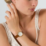 Marc Jacobs Baker White Dial Brown Leather Strap Watch for Women - MBM1270 Authentic Buy Shop Now