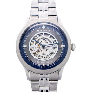 Maserati Ricordo Automatic Gray Dial Silver Steel Strap Watch For Men - R8823133003 Authentic Buy Shop Now