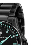 Maserati SFIDA Aqua Edition Analog Black Dial Black Steel Strap Watch For Men - R8853144001 Authentic Buy Shop Now