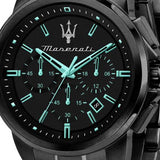 Maserati Aqua Edition Quartz Precision Chronograph Black Dial Watch For Men - R8873644003 Authentic Buy Shop Now