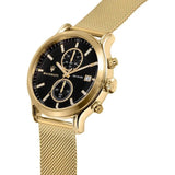 Maserati Epoca 42mm Black Dial Gold Mesh Bracelet Watch For Men - R8873618007 Authentic Buy Shop Now