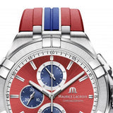 Maurice Lacroix Aikon Beach Volley Vikings Limited Edition Red Dial Red Rubber Strap Watch for Men - AI1018-SS001-530-6 Authentic Buy Shop Now
