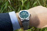Maurice Lacroix Aikon Automatic Green Dial Silver Steel Strap Watch for Men - AI1807-SS002-630-1 Authentic Buy Shop Now