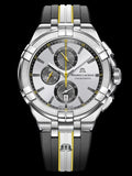 Maurice Lacroix Aikon Chronograph King of the Court Limited Edition Silver Dial Grey Rubber Strap Watch for Men - AI1018-TT030-130-K Authentic Buy Shop Now