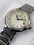 Maurice Lacroix Fiaba Date Diamonds White Mother of Pearl Dial Two Tone Steel Strap Watch for Women - FA1007-PVP23-170-1 Authentic Buy Shop Now