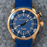 Maurice Lacroix Pontos Divers Limited Edition Blue Dial Blue Leather Strap Watch For Men - PT6248-BRZ0B-430-4 Authentic Buy Shop Now