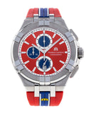 Maurice Lacroix Aikon Beach Volley Vikings Limited Edition Red Dial Red Rubber Strap Watch for Men - AI1018-SS001-530-6 Authentic Buy Shop Now