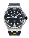 Maurice Lacroix Aikon Venturer Black Dial Black Rubber Strap Watch for Men - AI6058-SS001-330-1 Authentic Buy Shop Now