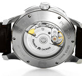 Maurice Lacroix Pontos Silver Dial Black Leather Strap Watch For Men - PT6148-SS001-131 Authentic Buy Shop Now