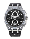 Maurice Lacroix Aikon Chronograph Black Dial Black Leather Strap Watch for Men - AI1018-SS001-330-1 Authentic Buy Shop Now