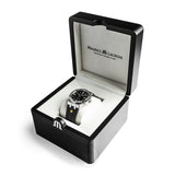 Maurice Lacroix Aikon Automatic Chronograph Black Dial Black Leather Strap Watch for Men - AI1808-SS000-330-2 Authentic Buy Shop Now