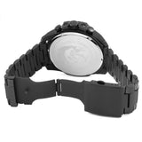 Diesel Mega Chief Chronograph Black Dial Black Steel Strap Watch For Men - DZ4318 Authentic Buy Shop Now