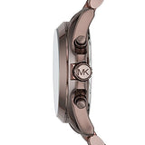 Michael Kors Bradshaw Chronograph Brown Dial Brown Steel Strap Watch For Women - MK6247 Authentic Buy Shop Now