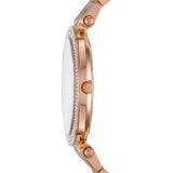 Michael Kors Darci Blue Dial Rose Gold Steel Strap Watch for Women - MK3728 Authentic Buy Shop Now