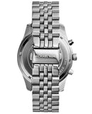 Michael Kors Lexington Chronograph Blue Dial Silver Steel Strap Watch for Men - MK8280 Authentic Buy Shop Now