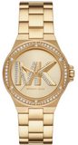 Michael Kors Lennox Gold Dial Gold Steel Strap Watch For Women - MK1062 Authentic Buy Shop Now