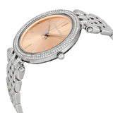 Michael Kors Darci Orange Dial Silver Stainless Steel Strap Watch for Women - MK3218 Authentic Buy Shop Now