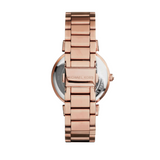 Michael Kors Catlin Black Diamonds Dial Rose Gold Steel Strap Watch for Women - MK3356 Authentic Buy Shop Now