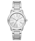 Michael Kors Hartman Quartz Silver Dial Silver Steel Strap Watch For Women - MK3489 Authentic Buy Shop Now