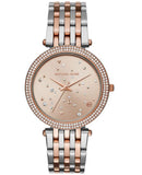 Michael Kors Darci Rose Gold Dial Two Tone Steel Strap Watch for Women - MK3726 Authentic Buy Shop Now