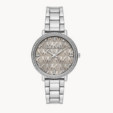 Michael Kors Pyper Analog Gray Dial Silver Steel Strap Watch For Women - MK4672 Authentic Buy Shop Now