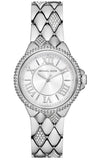 Michael Kors Camille Pave Crystals Silver Dial Silver Steel Strap Watch for Women - MK4804 Authentic Buy Shop Now