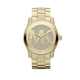 Michael Kors Runway Gold Dial Gold Steel Strap Watch for Women - MK5706 Authentic Buy Shop Now