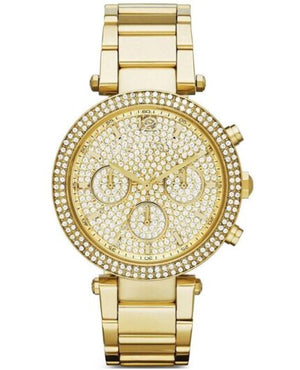 Michael Kors Parker Gold Dial Gold Steel Strap Watch for Women - MK5856 Authentic Buy Shop Now