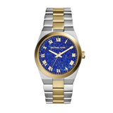 Michael Kors Channing Blue Dial Two Tone Steel Strap Watch For Women - MK5893 Authentic Buy Shop Now