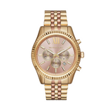 Michael Kors Lexington Gold Dial Gold Steel Strap Watch for Women - MK6473 Authentic Buy Shop Now