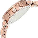 Michael Kors Sofie Chronograph Rose Gold Dial Rose Gold Steel Strap Watch For Women - MK6560 Authentic Buy Shop Now