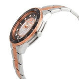 Michael Kors Runway Quartz Black Dial Two Tone Steel Strap Watch For Women - MK6960 Authentic Buy Shop Now
